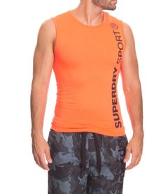 Camiseta-Superdry-Naranja-Talla-L