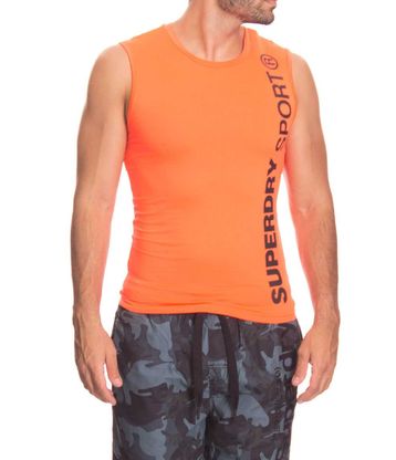 Camiseta-Superdry-Naranja-Talla-L