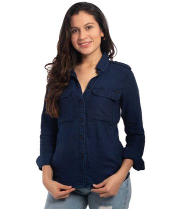 Camisa Americanino 619C002 - Mujer Talla L Color Café